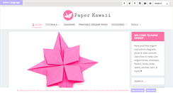Desktop Screenshot of paperkawaii.com